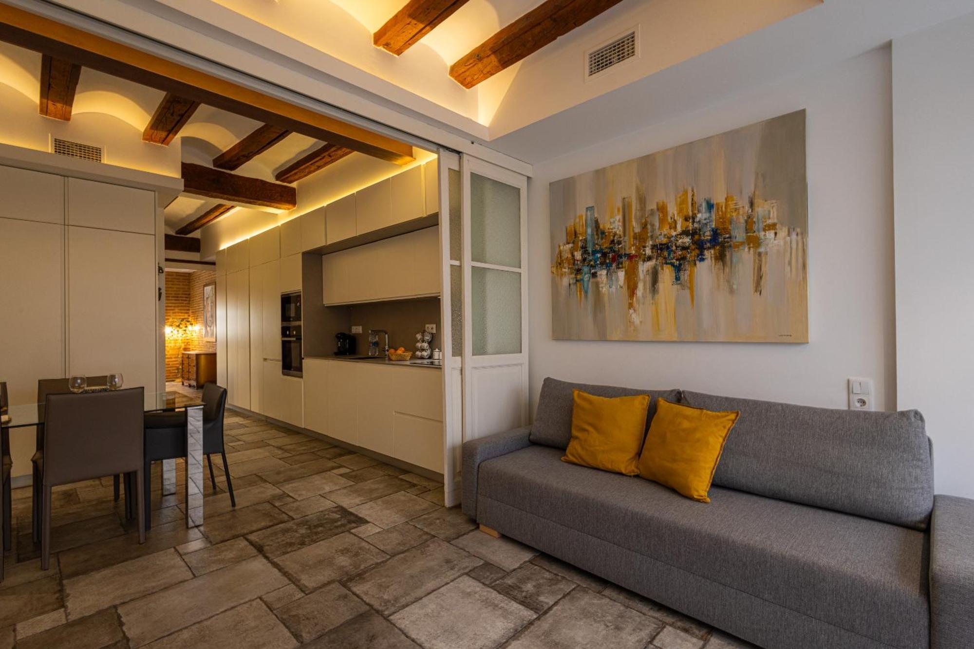 Апартаменты Florit Flats - Center Modern 1Br 2Bth Terrace Wi-Fi Ac Валенсия Экстерьер фото